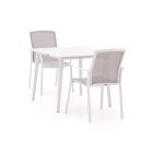 Bellagio Dranera/Sora 90 cm Gartenmöbel-Set 3-teilig stapelbar