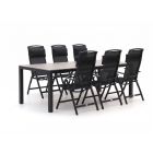 Forza Capri/Fidenza 220 cm Gartenmöbel-Set 7-teilig verstellbar