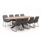Intenso Isorella/ROUGH-Y Ellips 280 cm Gartenmöbel-Set 9-teilig