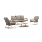 Intenso Trasimeno/Monticano Sessel-Sofa Lounge-Set 5-teilig