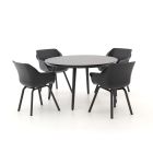 Hartman Sophie Element/Studio ø 128 cm Gartenmöbel-Set 5-teilig