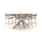 Bellagio Nova Siri/ROUGH-Y Ellips 240 cm Gartenbar-Set 7-teilig