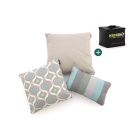 Dekokissen Set Retro Waves Taupe