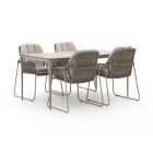 Tierra Outdoor Rivera/Elegante 160 cm Gartenmöbel-Set 5-teilig