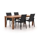 Bellagio Albinea/Oxford 200cm Gartenmöbel-Set 5-teilig stapelbar