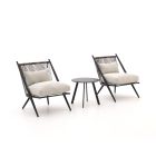 Intenso Brittoli/Bovezzo Balkonmöbel-Set Lounge 3-teilig