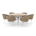 Manifesto Veruno/ROUGH-Y ø150 cm Gartenmöbel-Set 7-teilig