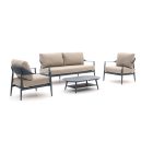 Bellagio Valli Sessel-Sofa Lounge-Set 4-teilig