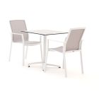 Bellagio Dranera/Canzo 70 cm Gartenmöbel-Set 3-teilig stapelbar