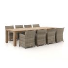 Forza Barolo/ROUGH-X 320 cm Gartenmöbel-Set 9-teilig