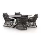 Intenso Cameri/Furato ellips 200 cm Gartenmöbel-Set 5-Teilig