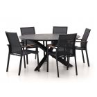 Bellagio Albinea/Lodola ø 150 cm Gartenmöbel-Set 6-teilig stapelbar