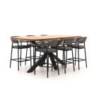 Bellagio Nova Siri/Induno Dänisch oval 220cm Gartenbar 7-Teilig