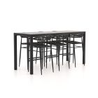 Manifesto Belpasso/Fidenza 220 cm Gartenbar-Set 7-teilig stapelbar