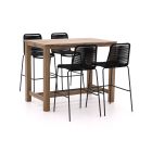 Manifesto Mussa/ROUGH-X 135 cm Gartenbar-Set 5-teilig stapelbar