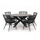 Intenso Asti/Fidenza ø 149 cm Gartenmöbel-Set 6-teilig