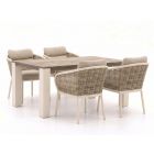 Apple Bee Pine Key/ROUGH-X 180cm dining tuinset 5-delig