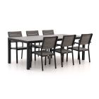 Bellagio Fidenza 220 cm Gartenmöbel-Set 7-Teilig Stapelbar