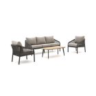 Manifesto Copparo Sessel-Sofa Lounge-Set 4-teilig