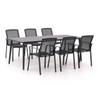 Bellagio Dranera/Sora 220 cm Gartenmöbel-Set 7-teilig stapelbar