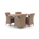Forza Cecita/Fidenza oval 180 cm Gartenmöbel-Set 5-teilig