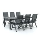 Bellagio Lugo/Fidenza 220 cm Gartenmöbel-Set 7-teilig verstellbar