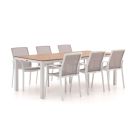 Bellagio Dranera/Fidenza 220 cm Gartenmöbel-Set 7-teilig stapelbar