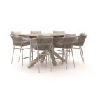 Bellagio Mineo/ROUGH-Y Ellips 240 cm Gartenbar-Set 7-teilig