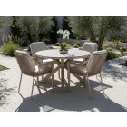 Tierra Outdoor Liv/Orbital ø 120 cm Gartenmöbel-Set 5-teilig