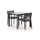 Bellagio Rumo/Sestino 90 cm Gartenmöbel-Set 3-teilig stapelbar