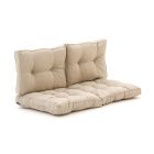 Madison Florance Loungekissenset Rücken ca. 60x40 cm Sitz ca. 60x60 cm 4-Teilig