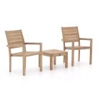 ROUGH-S Balkonmöbel-Set 3-teilig