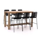 Manifesto Mussa/ROUGH-X 180 cm Gartenbar-Set 7-teilig stapelbar