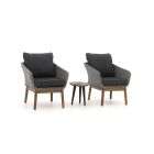 Intenso Borgetto/ROUGH-K ø 40 cm Balkon Lounge-Set 3-teilig