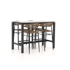 Manifesto Belpasso/Trecenta 150 cm Gartenbar-Set 5-teilig stapelbar