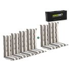 Madison 6er Hochleher Auflagen Set