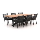Manifesto Rivola/Induno Dänisch oval 240 cm Gartenmöbel-Set 7-teilig