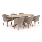 Intenso Tropea/ROUGH-Y Ellips 240 cm Gartenmöbel-Set 7-teilig