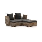 ROUGH-B Chaiselongue Lounge-Set 3-teilig