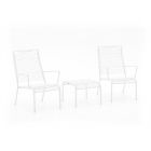Apple Bee Hawaii Balkonmöbel-Set Lounge 3-teilig stapelbar