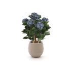Designplants/Luca Lifestyle Hortensie Kunstpflanze (h:65 cm) mit Bordo Balloon Blumentopf