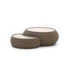 Intenso Santa Ninfa Loungetisch-Set ø 101 cm/41x82x22 cm