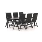 Bellagio Avio/Sestino 220 cm Gartenmöbel-Set 7-Teilig verstelbaar