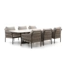SUNS Fiave/Palermo 280 cm Low Dining Gartenmöbel-Set 7-teilig