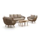 Intenso Stila/ROUGH-K Sessel-Sofa Lounge-Set 5-teilig