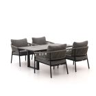 Bellagio Nova Siri/Fidenza 160 cm Gartentisch Lounge-Set 5-teilig