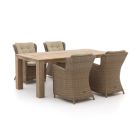 Intenso Milano/ROUGH-X 200 cm Gartenmöbel-Set 5-teilig