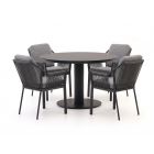 Tierra Outdoor Liv/La Fonte ø 120 cm Gartenmöbel-Set 5-teilig