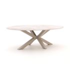 Bellagio Induno Ellips Gartentisch 240x120 cm