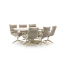 Apple Bee Camp Bay/Zanzibar dänisch oval 220 cm Gartenmöbel-Set 7-teilig